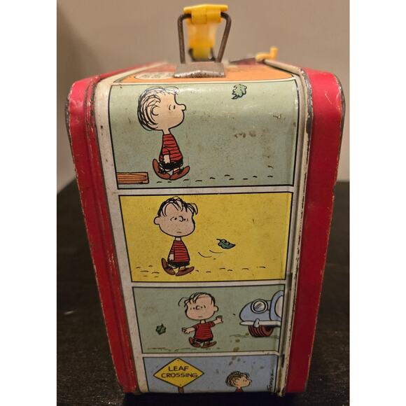 Vintage 1973 King Seeley Peanuts Lunch Box Snoopy Charlie Brown No Thermos - Picture 6 of 13